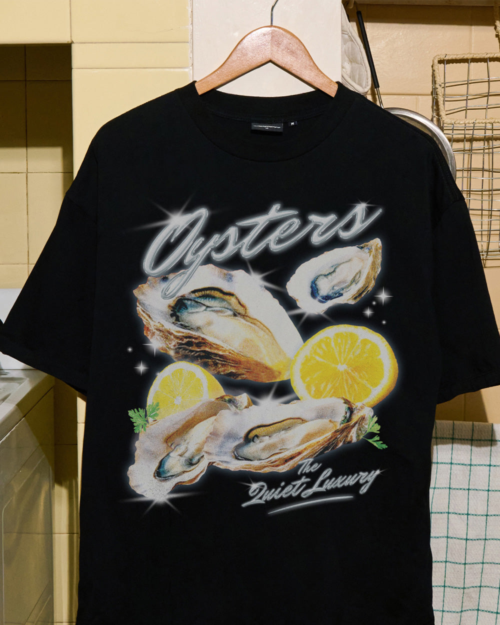 Oysters, The Quiet Luxury Oversized Tee | Vintage Heavy Oversized Tee