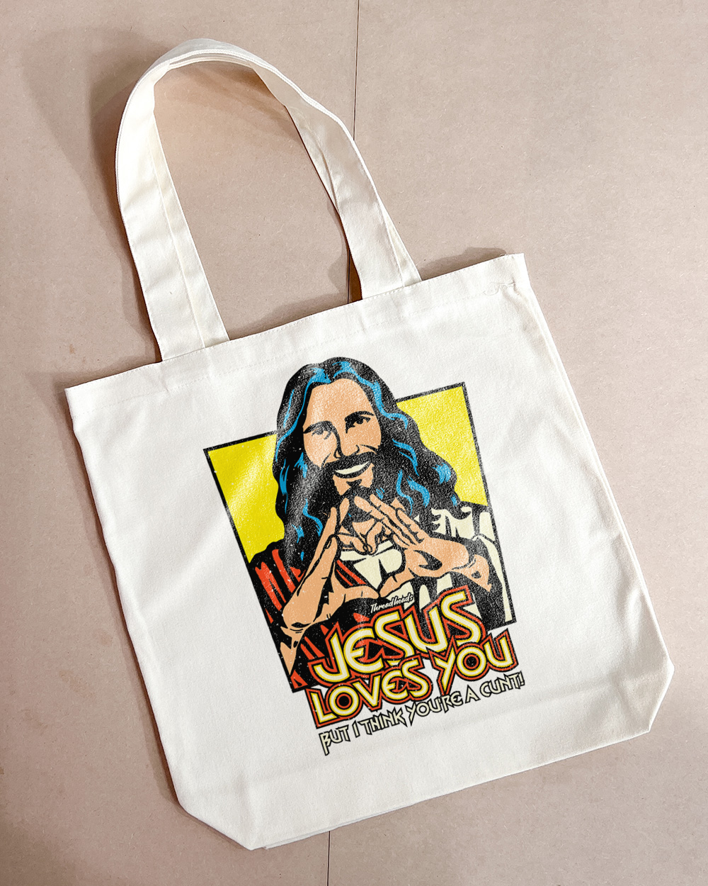 Jesus Loves You Tote Bag Australia Online Natural