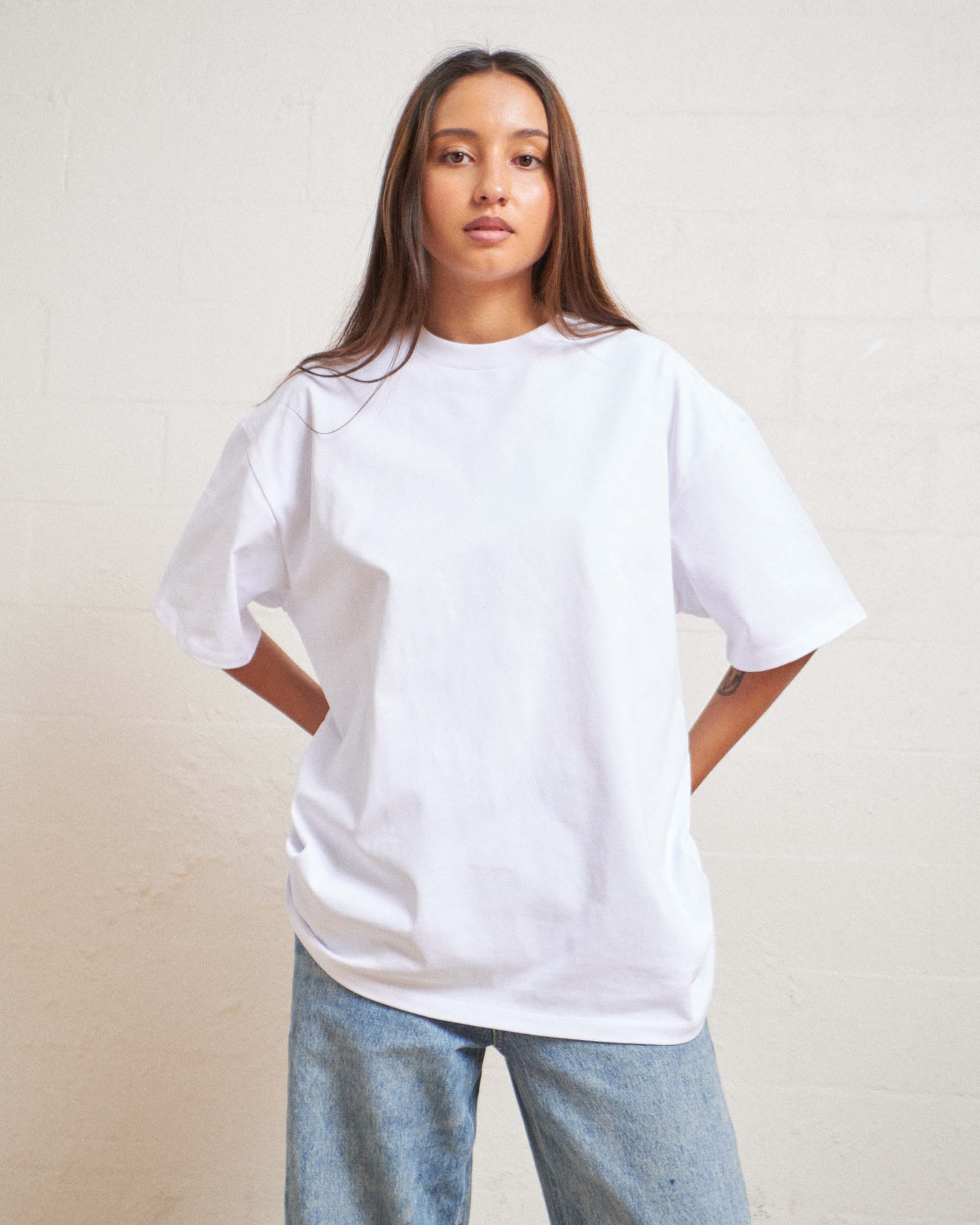 Oversized Tee 5 Pack: White