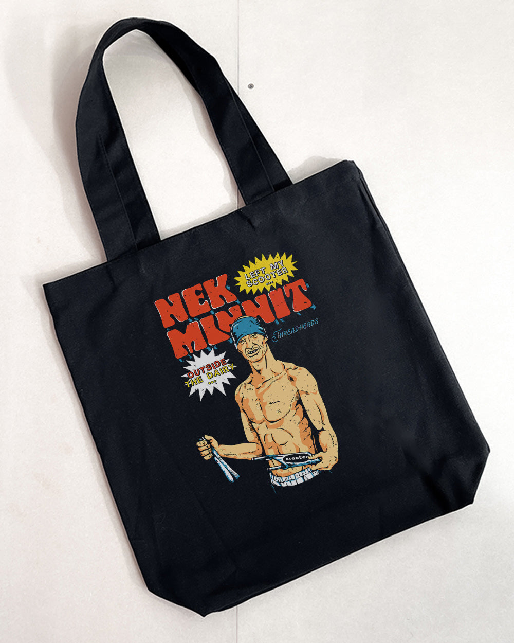 Nek Minute Tote Bag Australia Online #colour_black