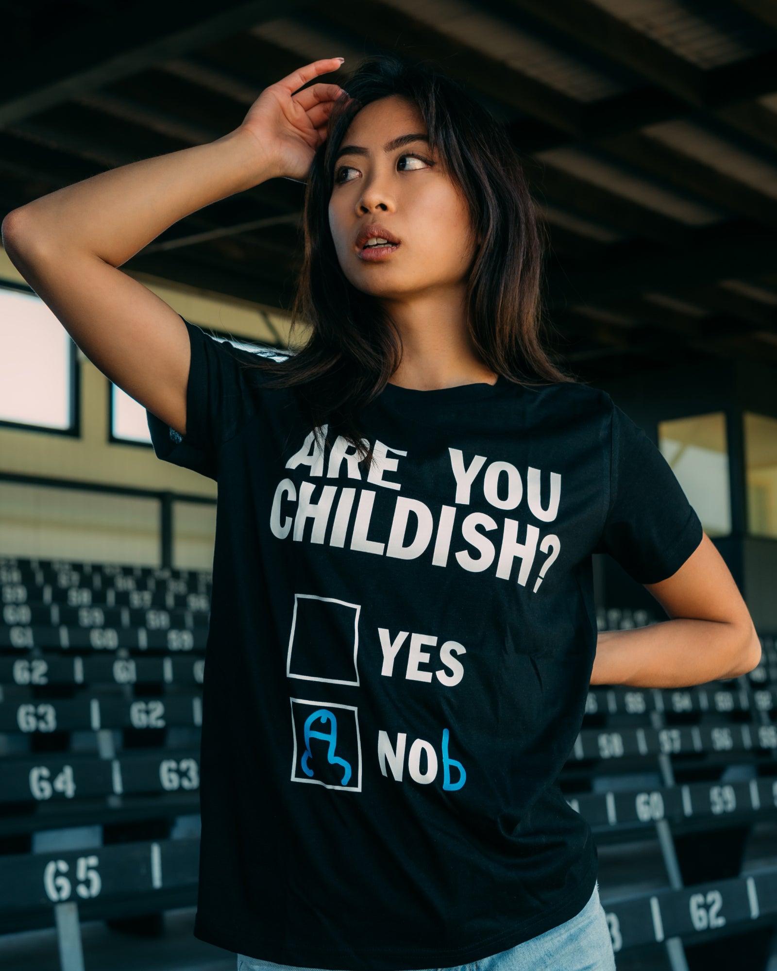 Are You Childish? T-Shirt Australia Online #colour_black