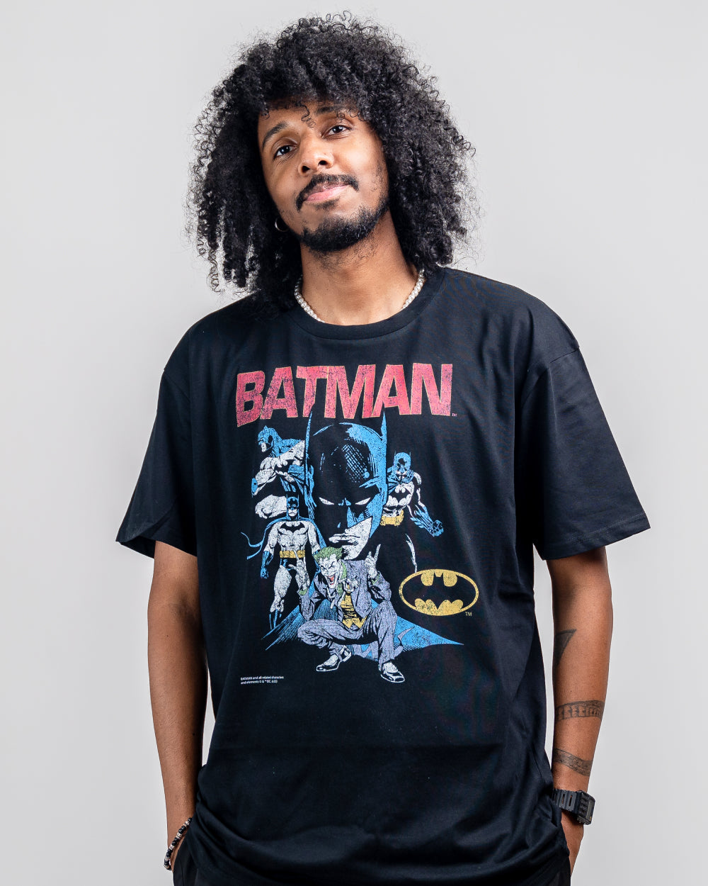 Batman & Joker T-Shirt Australia Online #colour_black