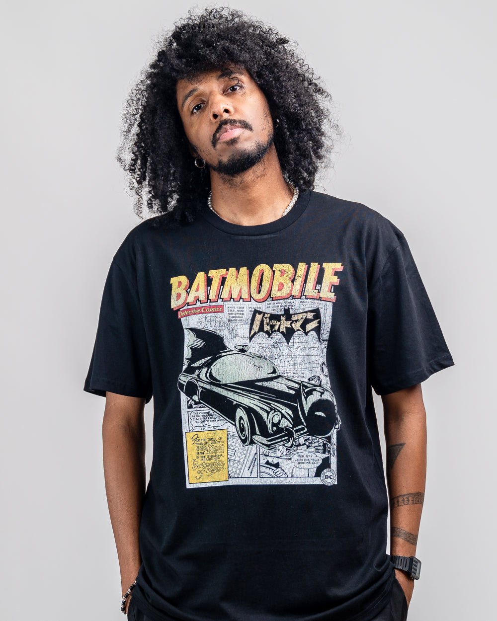 The Batmobile T-Shirt Australia Online #colour_black