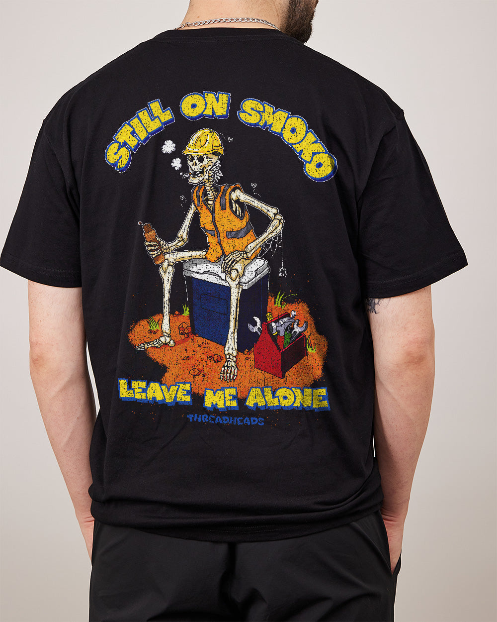 Still On Smoko T-Shirt Australia Online #colour_black