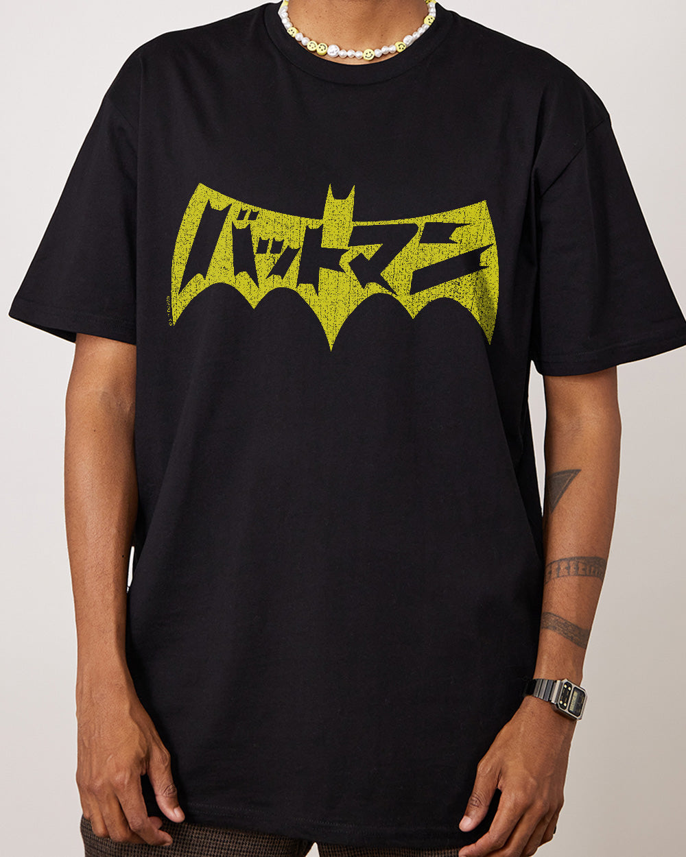 Japanese Bat Logo T-Shirt Australia Online #colour_black