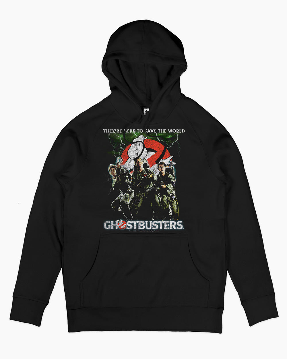 Ghostbusters Here To Save The World Hoodie Australia Online #colour_black