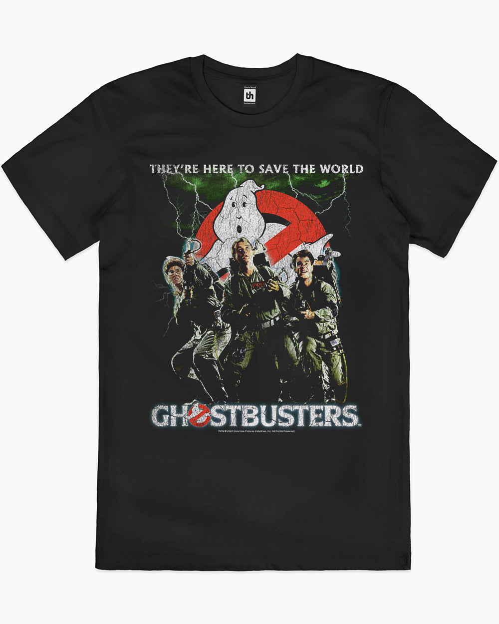 Ghostbusters Here To Save The World T-Shirt Australia Online #colour_black