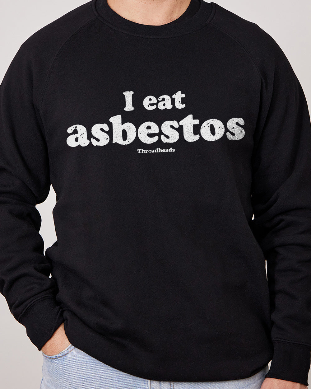 I Eat Asbestos Jumper Australia Online #colour_black
