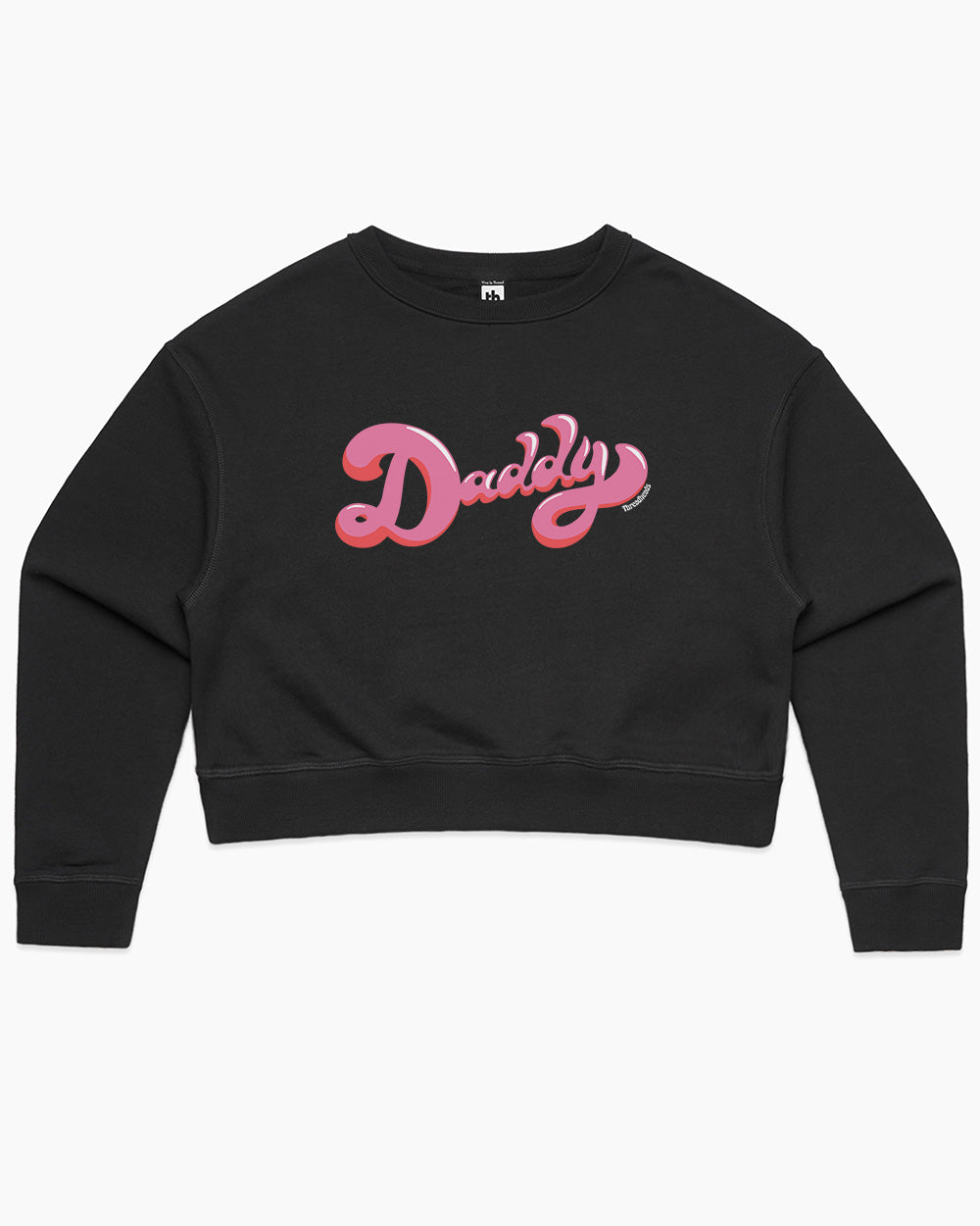 Daddy Crop Sweater Australia Online #colour_black