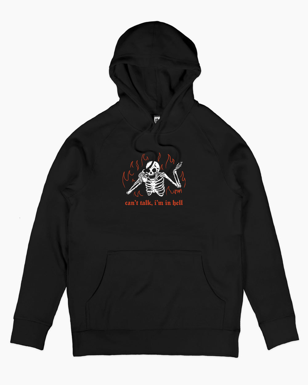Can't Talk In Hell Hoodie Australia Online #colour_black