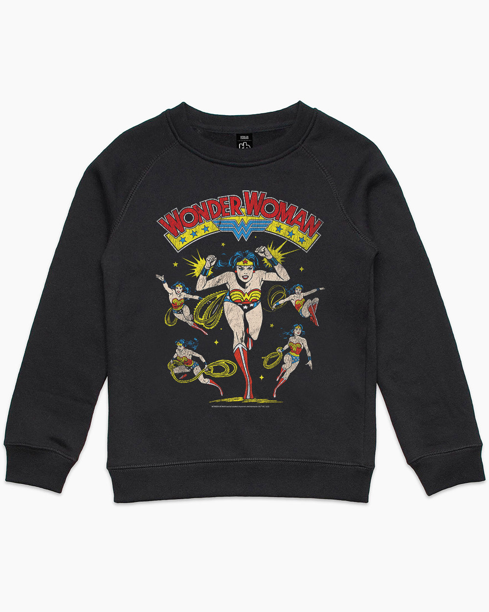 Wonder Woman Kids Sweater Australia Online #colour_black