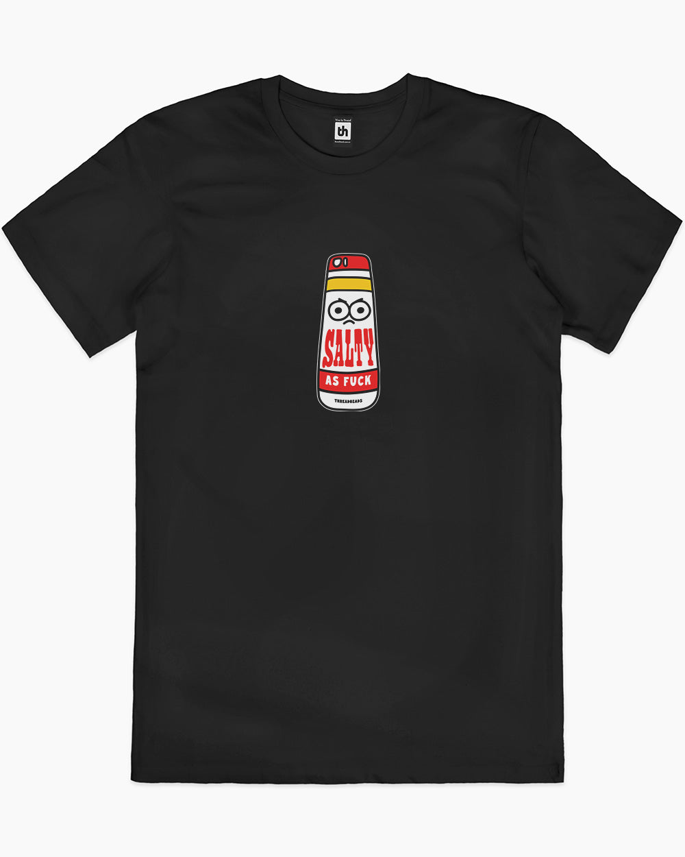 Salty AF T-Shirt Australia Online #colour_black