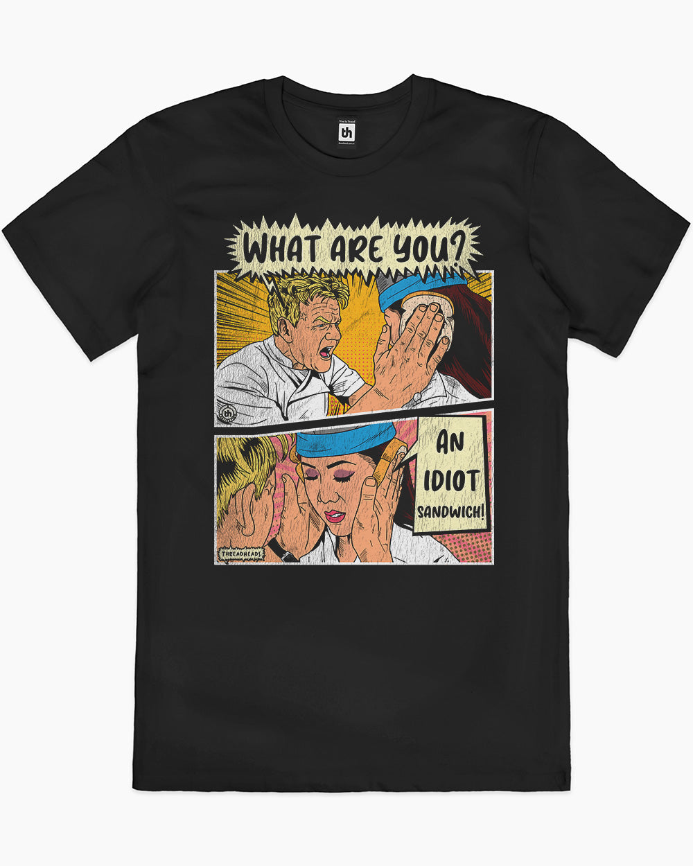 Idiot Sandwich T-Shirt Australia Online #colour_black