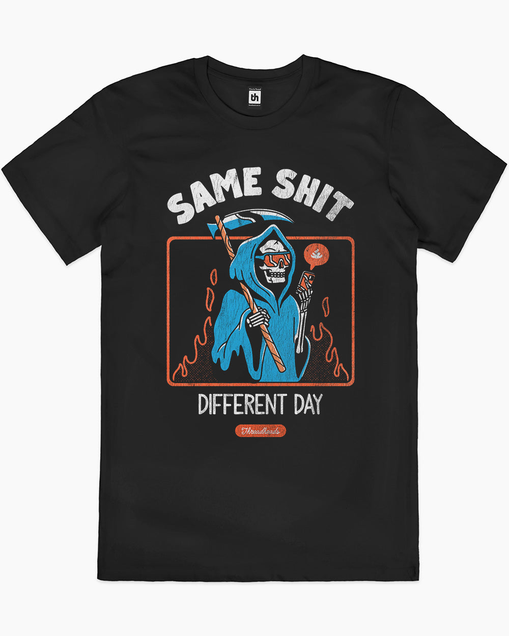 Same Shit Different Day T-Shirt Australia Online #colour_black