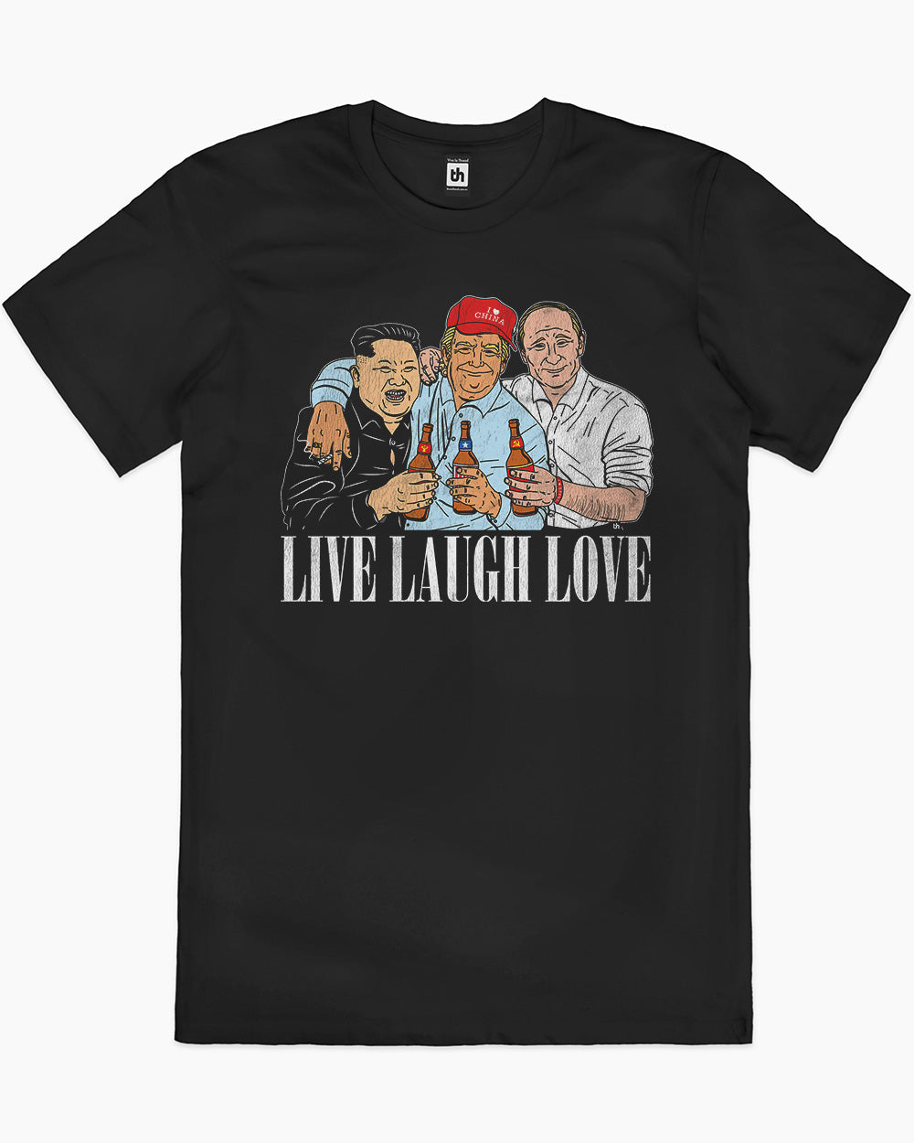 Live Laugh Love T-Shirt Australia Online #colour_black