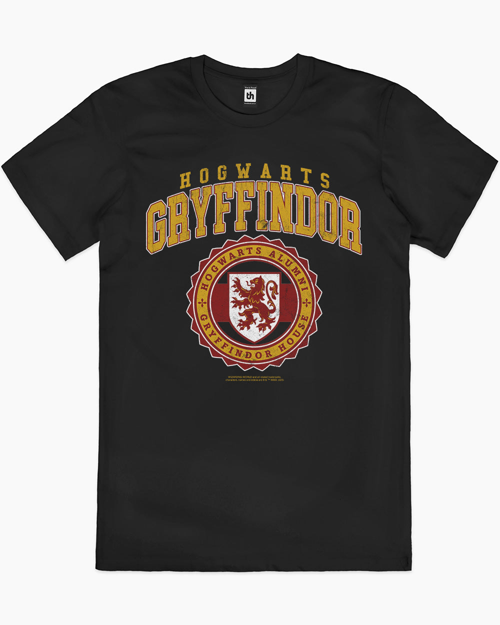 Gryffindor College T Shirt Official Harry Potter Merch Threadheads