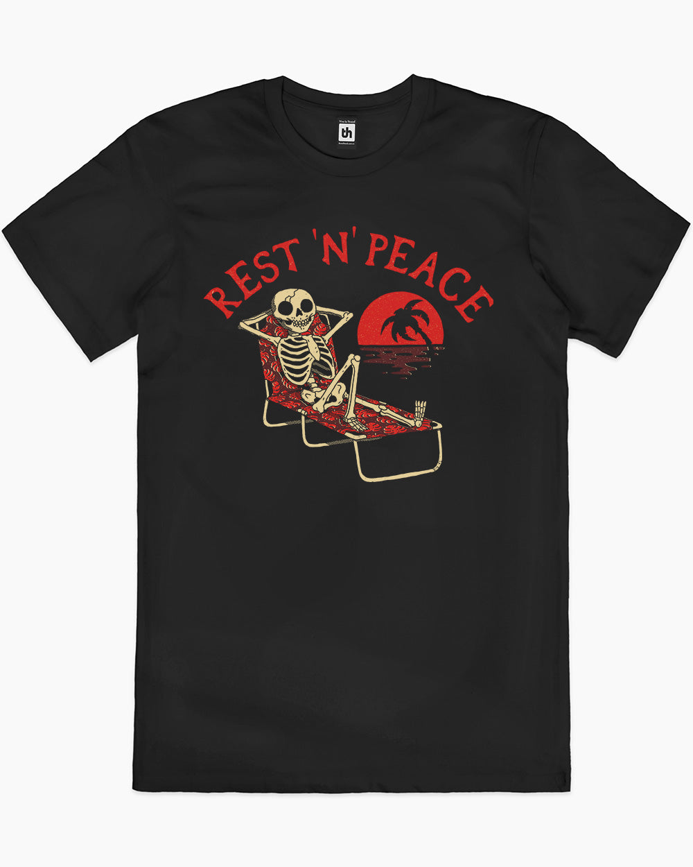 Rest N Peace T-Shirt Australia Online #colour_black