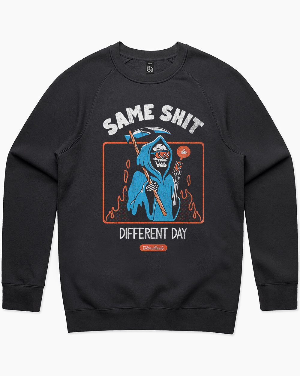Same Shit Different Day Sweater Australia Online #colour_black
