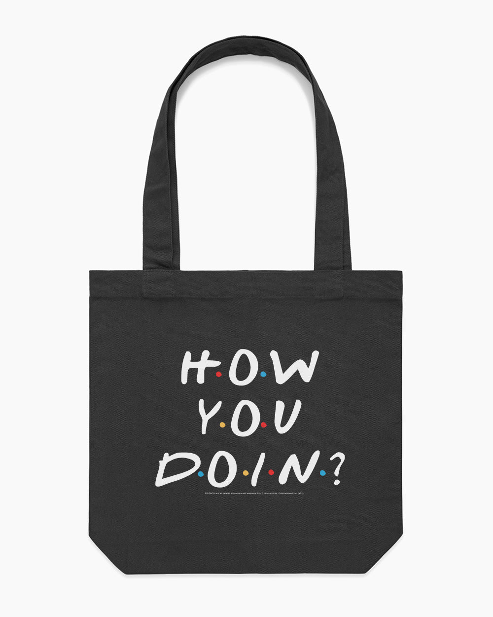 How You Doin? Tote Bag Australia Online #colour_black