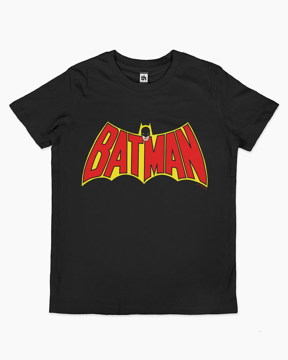 Bat Wing Logo Red Yellow Kids T-Shirt Australia Online #colour_black