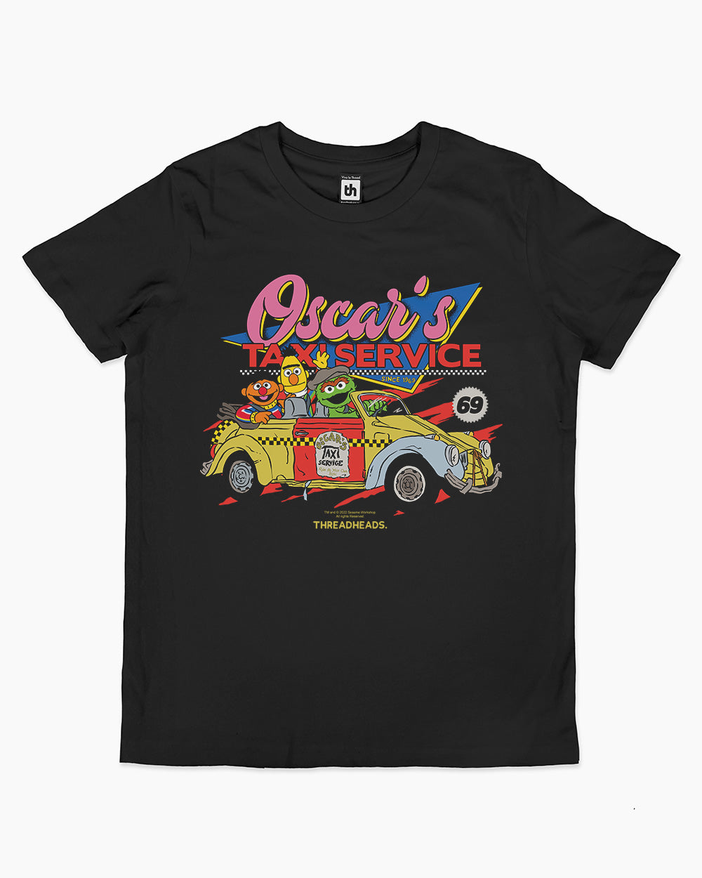 Oscar's Taxi Service Kids T-Shirt Australia Online #colour_black