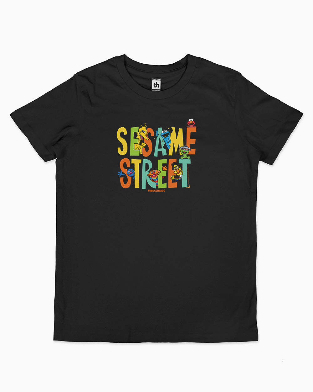 Sesame Street Friends Kids T-Shirt Australia Online #colour_black