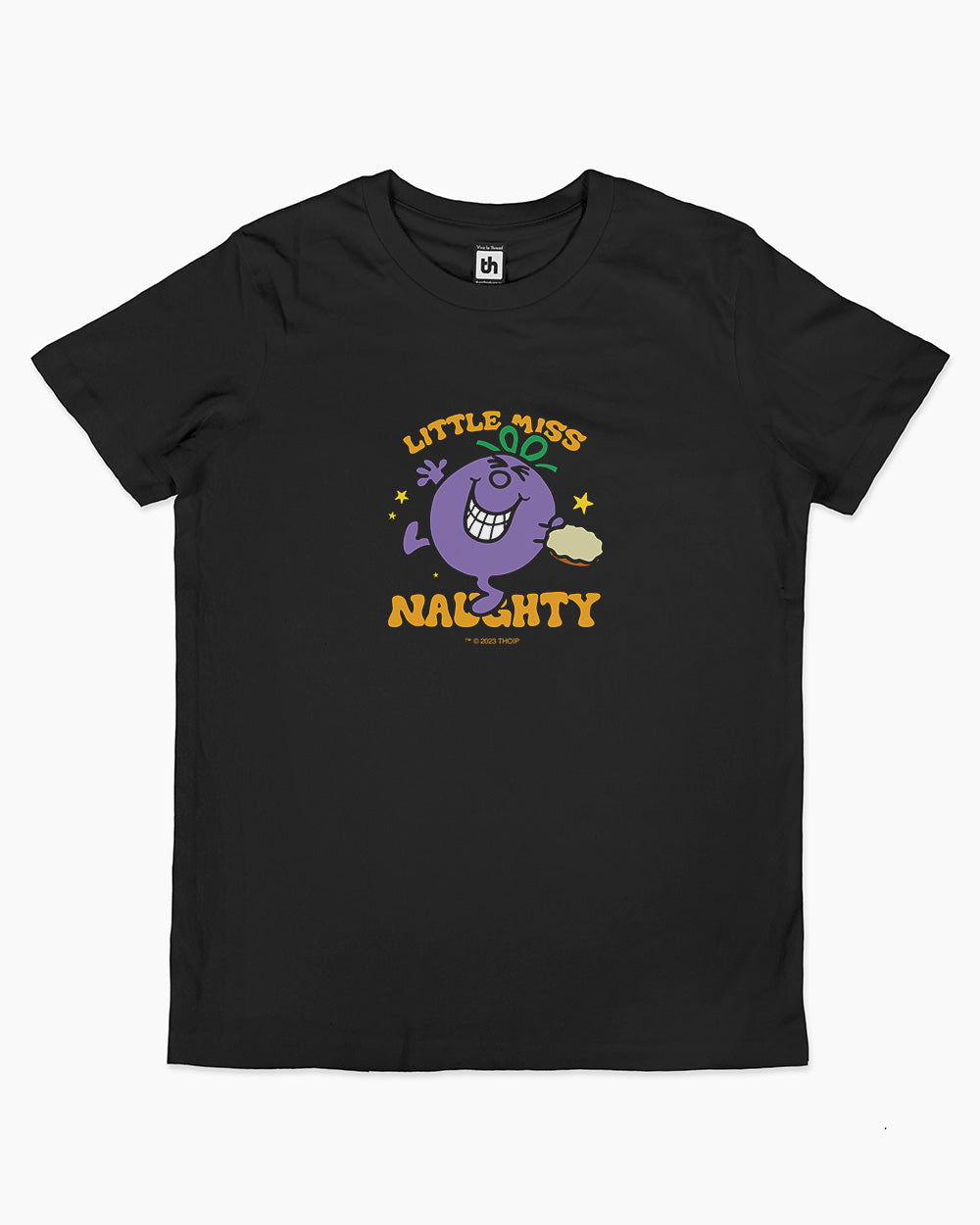 Little Miss Naughty Mini Kids T-Shirt Australia Online #colour_black