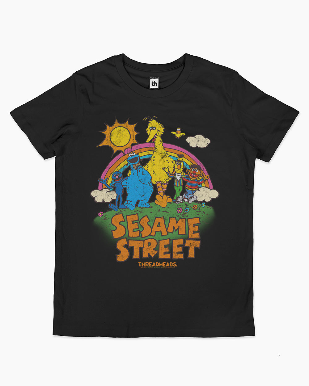Sesame Street Sunny Days Kids T-Shirt Australia Online #colour_black