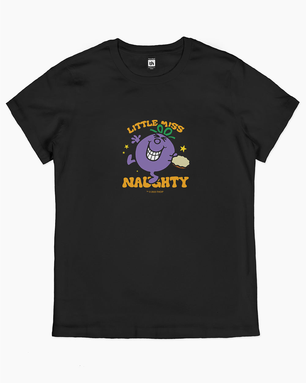 Little Miss Naughty Mini T-Shirt Australia Online #colour_black