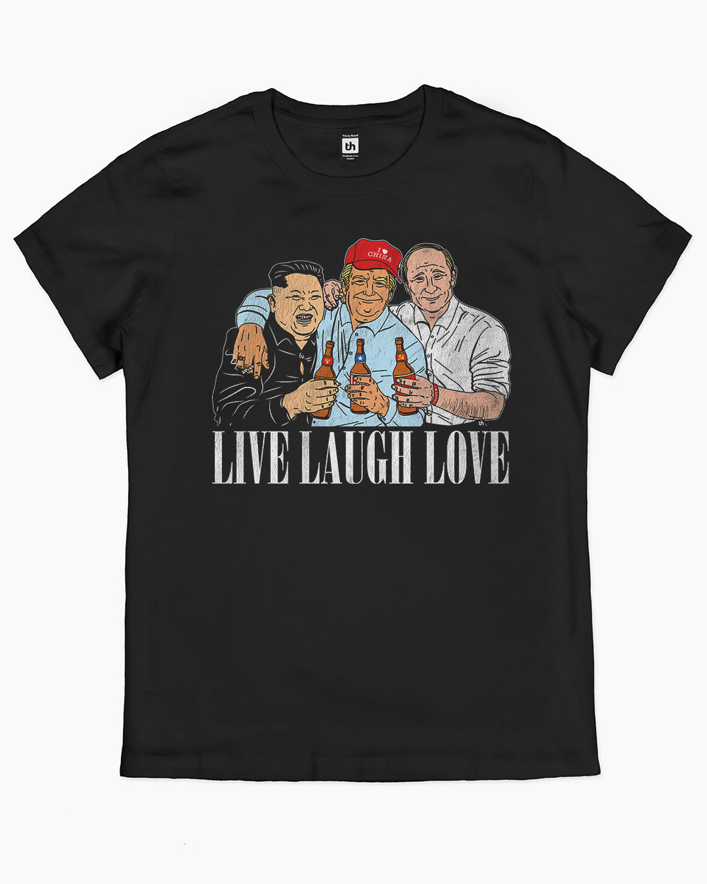 Live Laugh Love T-Shirt Australia Online #colour_black