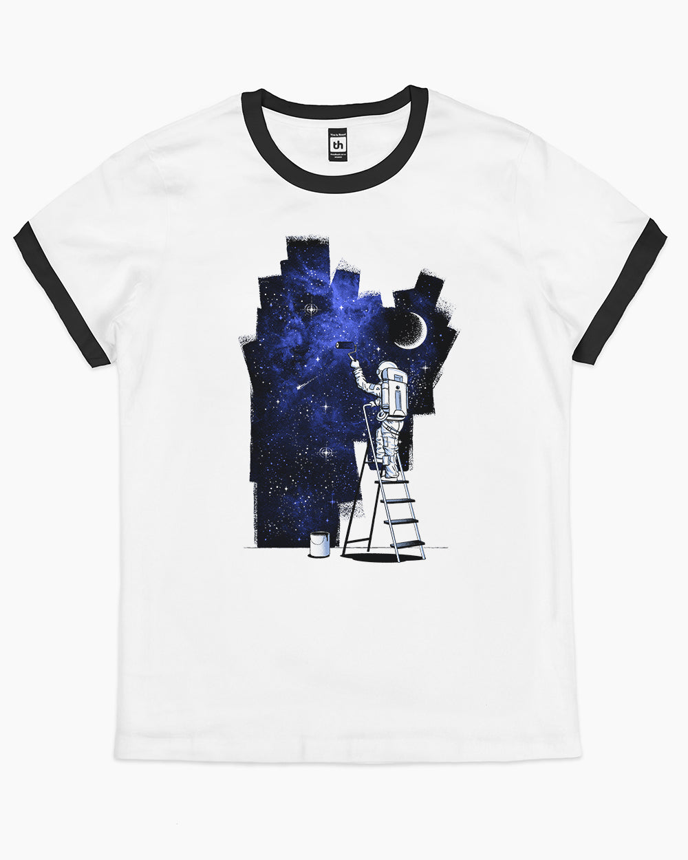 Imagined Universe T-Shirt Australia Online #colour_black ringer