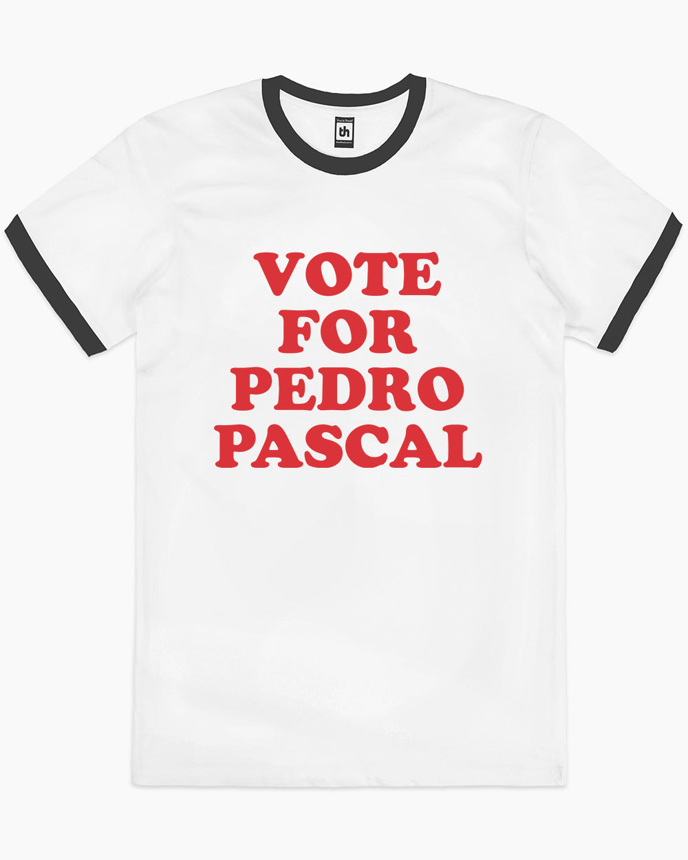 Vote For Pedro Pascal T-Shirt Australia Online #colour_black ringer