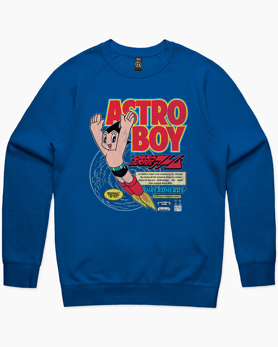 Tezuka Productions Astro Boy] T-Shirt - Mecha 2003/XL Blue 