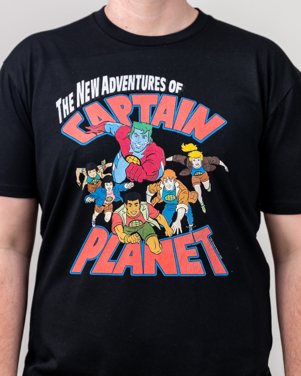 Captain Planet &Planeteers T-Shirt Australia Online #colour_black