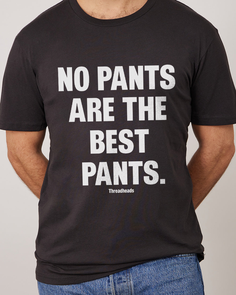 No Pants Best Pants T-Shirt Australia Online #colour_coal