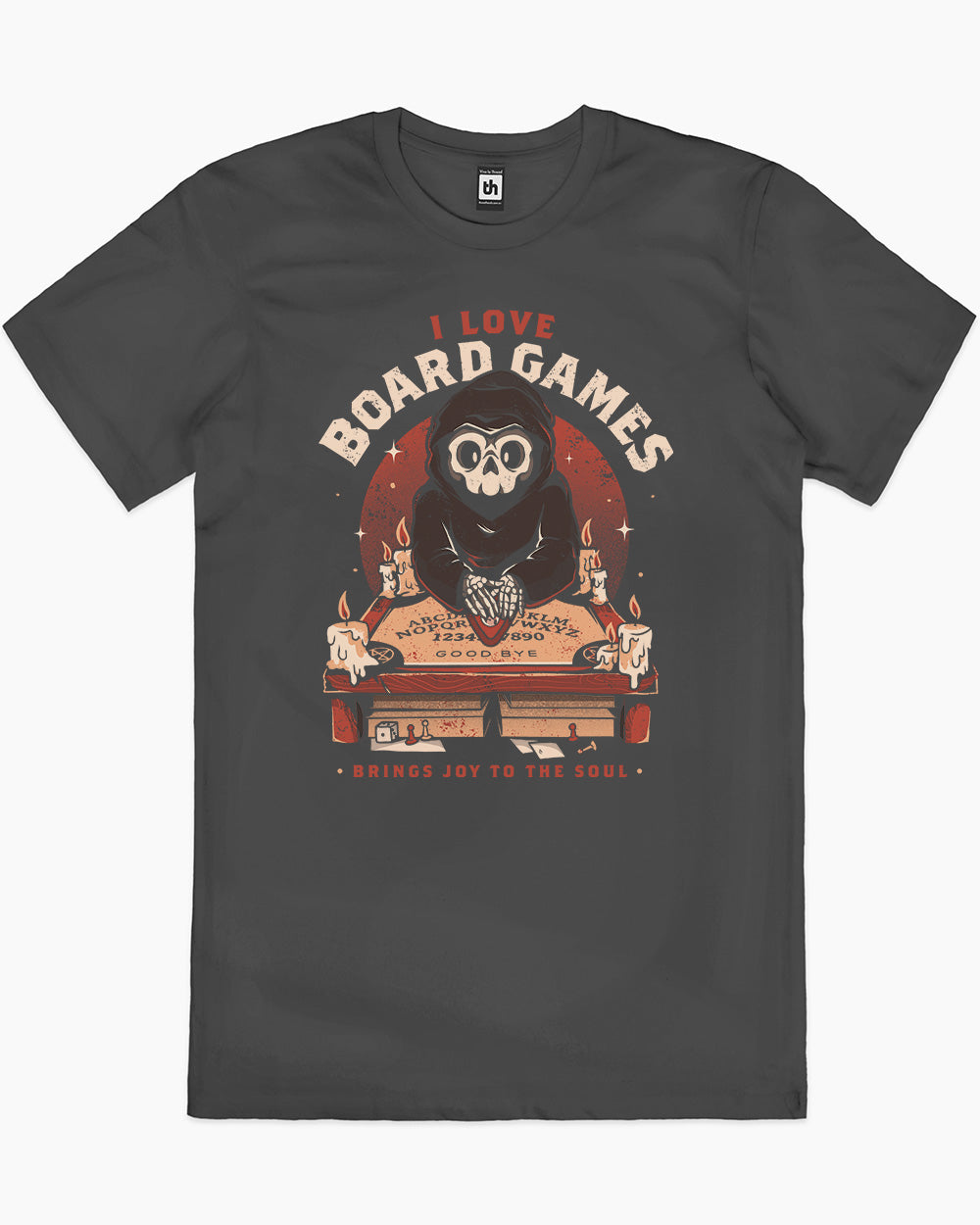 I Love Board Games T-Shirt Australia Online #colour_coal