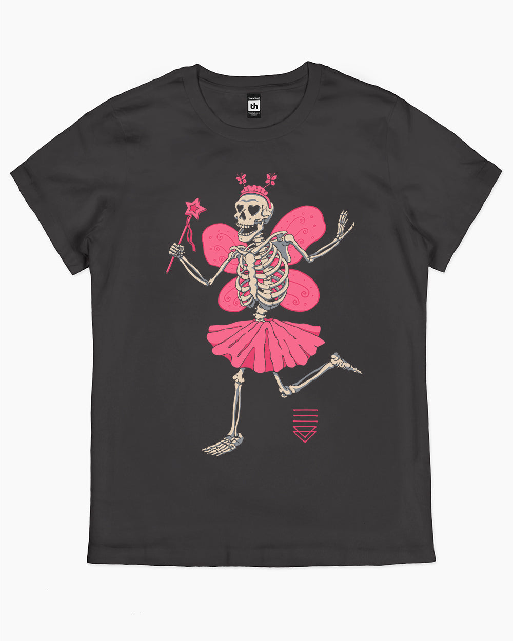 Fairy Skull Lover T-Shirt Australia Online #colour_coal