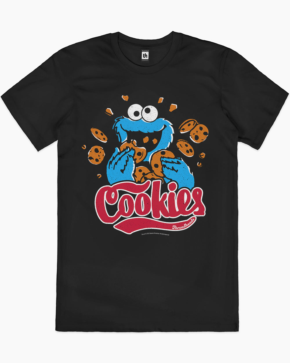 Cookie Monster Cookies T-Shirt Australia Online #colour_black