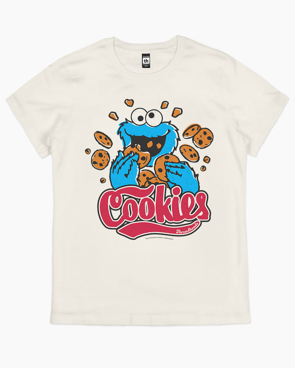 Cookie Monster Cookies T-Shirt Australia Online #colour_natural