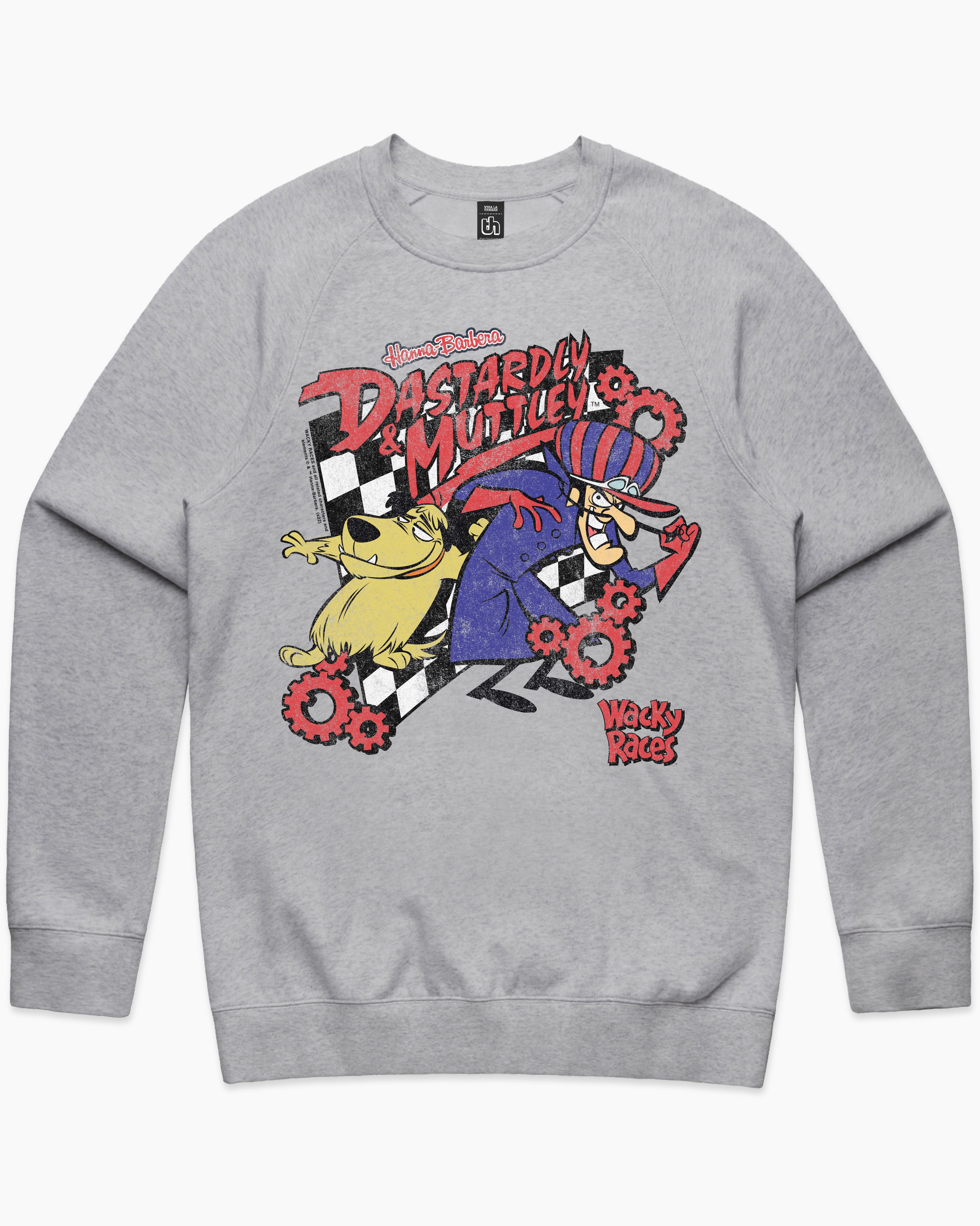 Dastardly & Muttley Sweater Australia Online #colour_grey