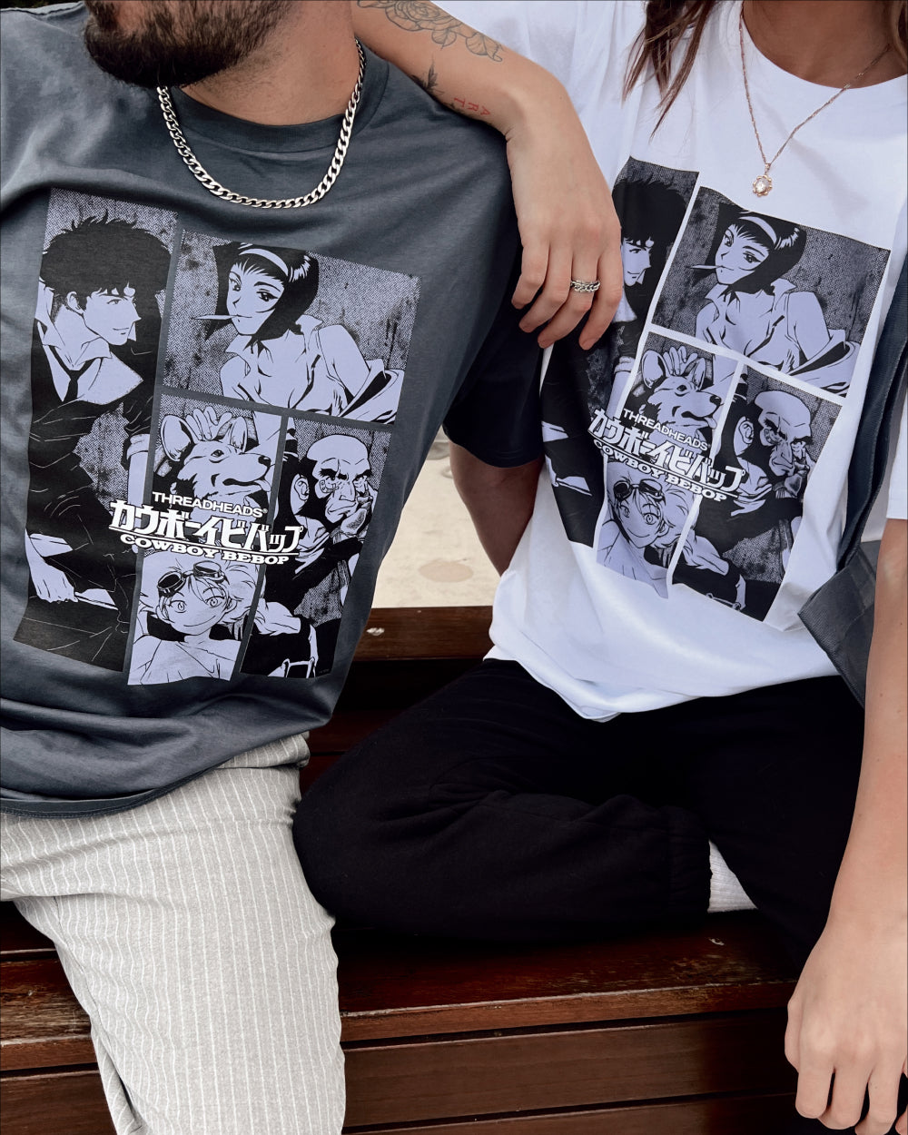 Cowboy Bebop The Gang T-Shirt | Anime Graphic T-Shirts | Threadheads