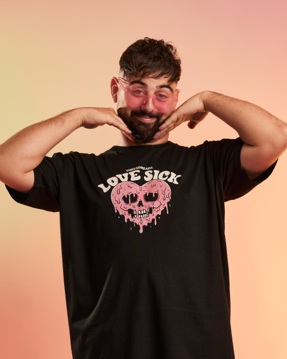 Love Sick T-Shirt Australia Online #colour_black