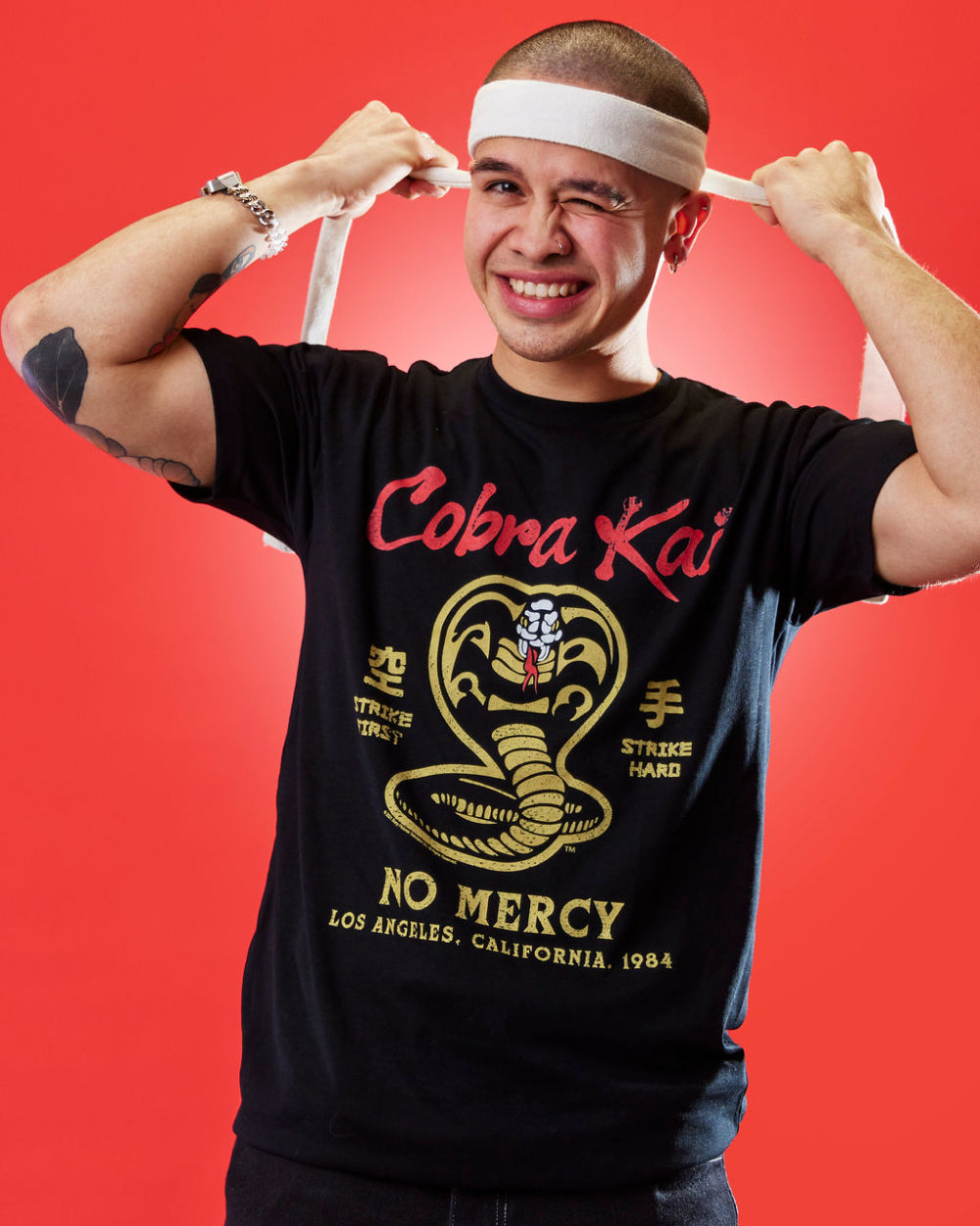 Tee shirt cobra kai new arrivals