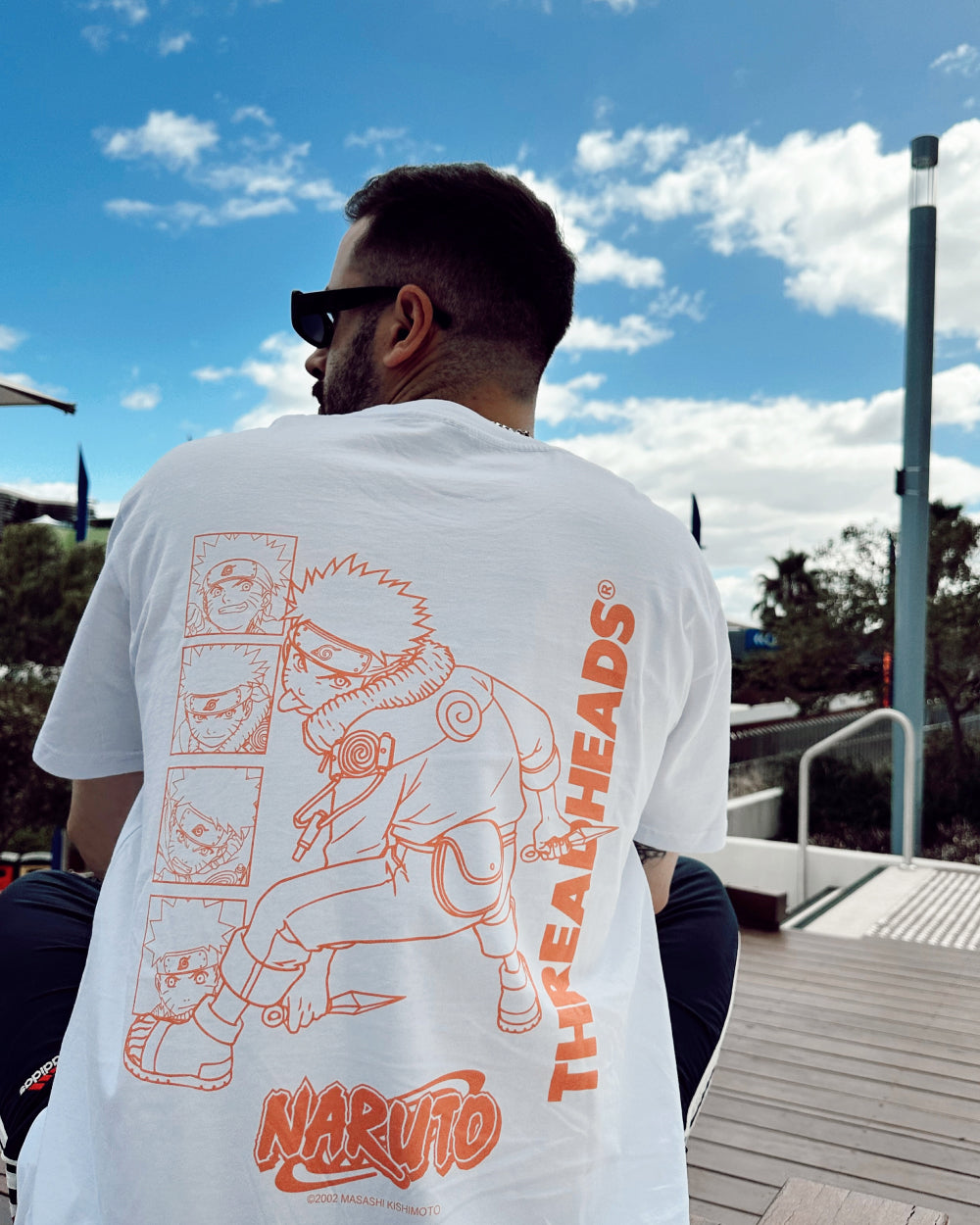 Naruto Uzumaki T-Shirt Australia Online #colour_white