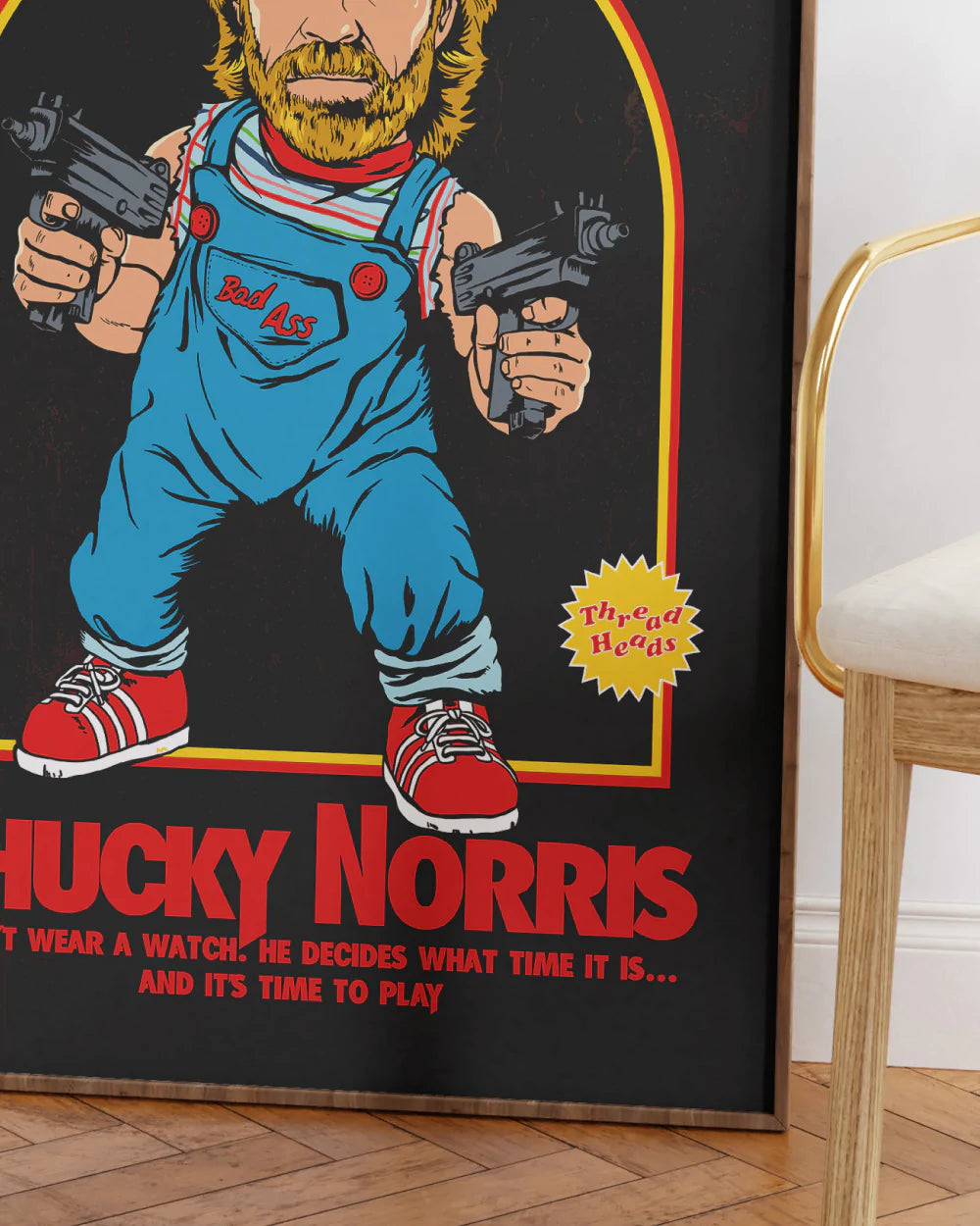 Chucky Norris Art Print | Wall Art