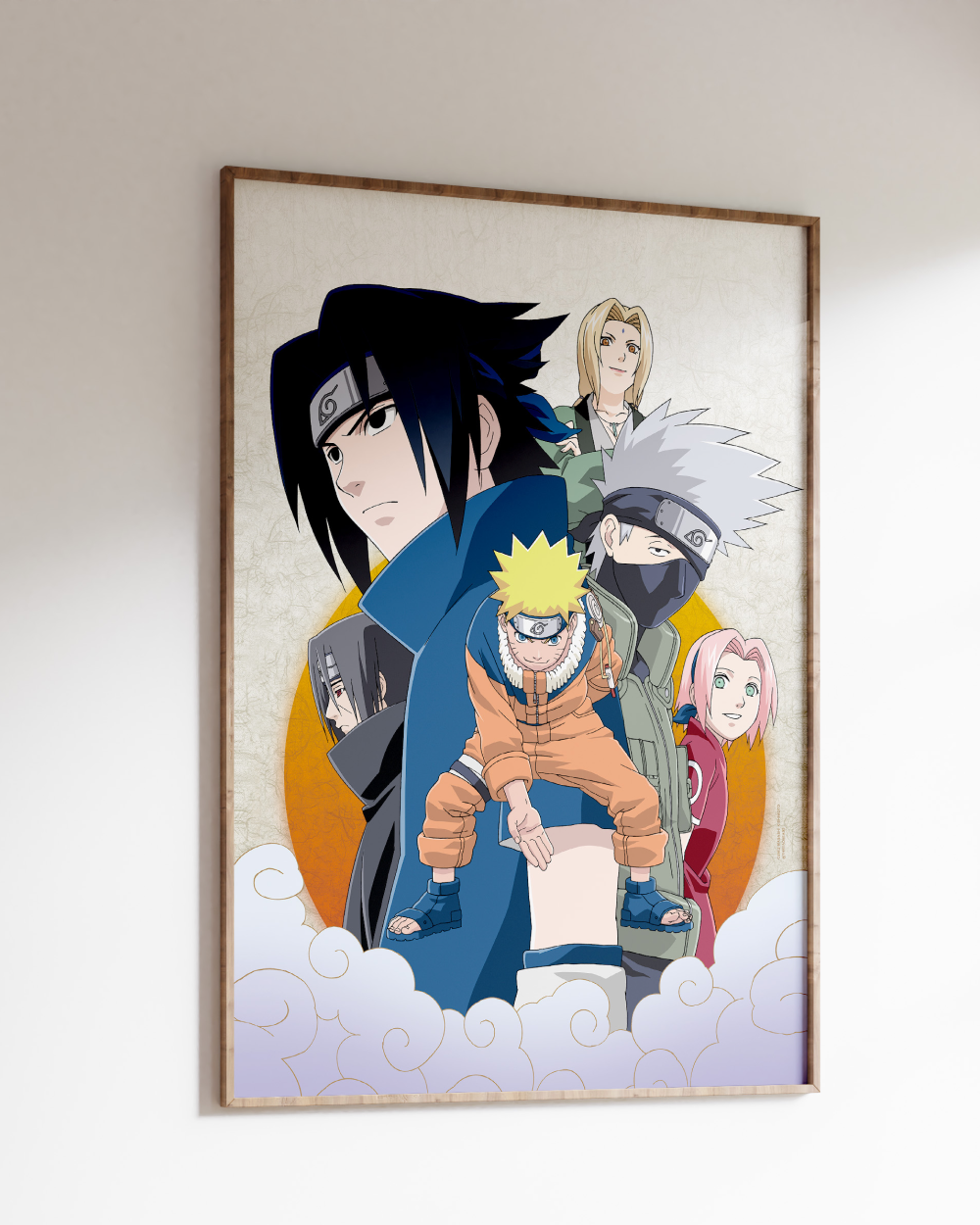 Quadro Naruto Classico Time 7 Naruto, Sasuke E Sakura Kawaii