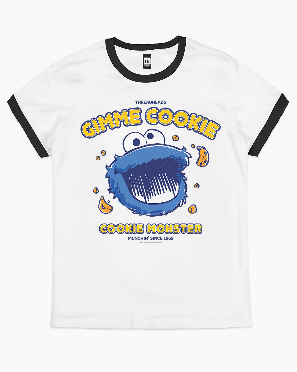 Gimme Cookie T-Shirt Australia Online #colour_black ringer