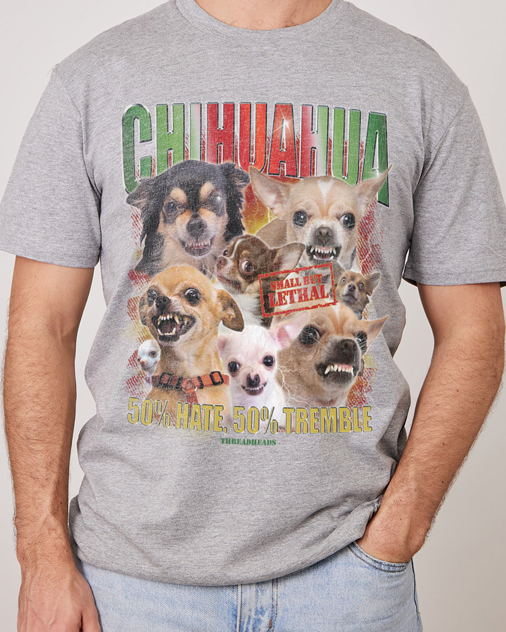 The Chihuahua T-Shirt Australia Online #colour_grey