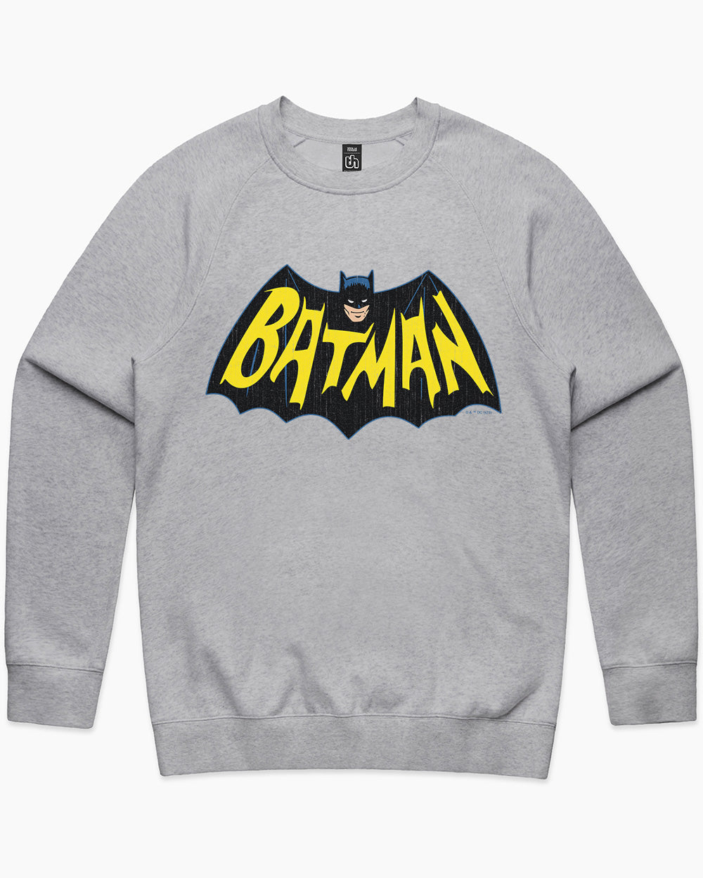 Batman Vintage 60s Logo Jumper Australia Online #colour_grey