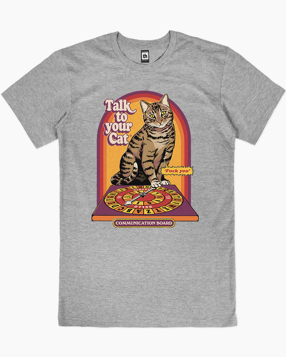 Talk To Your Cat T-Shirt Australia Online #colour_grey